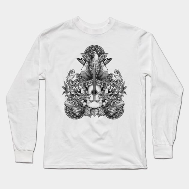 Exotic Tunes Long Sleeve T-Shirt by salihgonenli